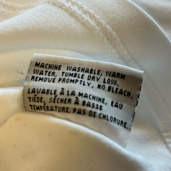 White Cotton Turtleneck by Meister Sport Knits, Long Sleeve, Sz S - Picture 8 of 10